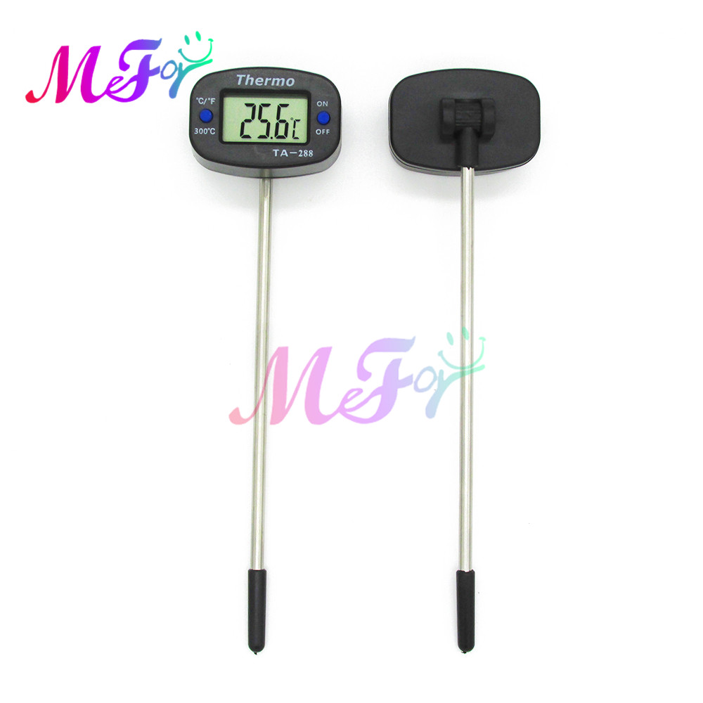 Gadgets For Electronics - เครื่องวัดอุณหภูมิอาหารดิจิตอลอิเล็กทรอนิกส์ Probe พร้อมจอแสดงผล LCD สําหรับห้องครัวเบเกอรี่ Cooking