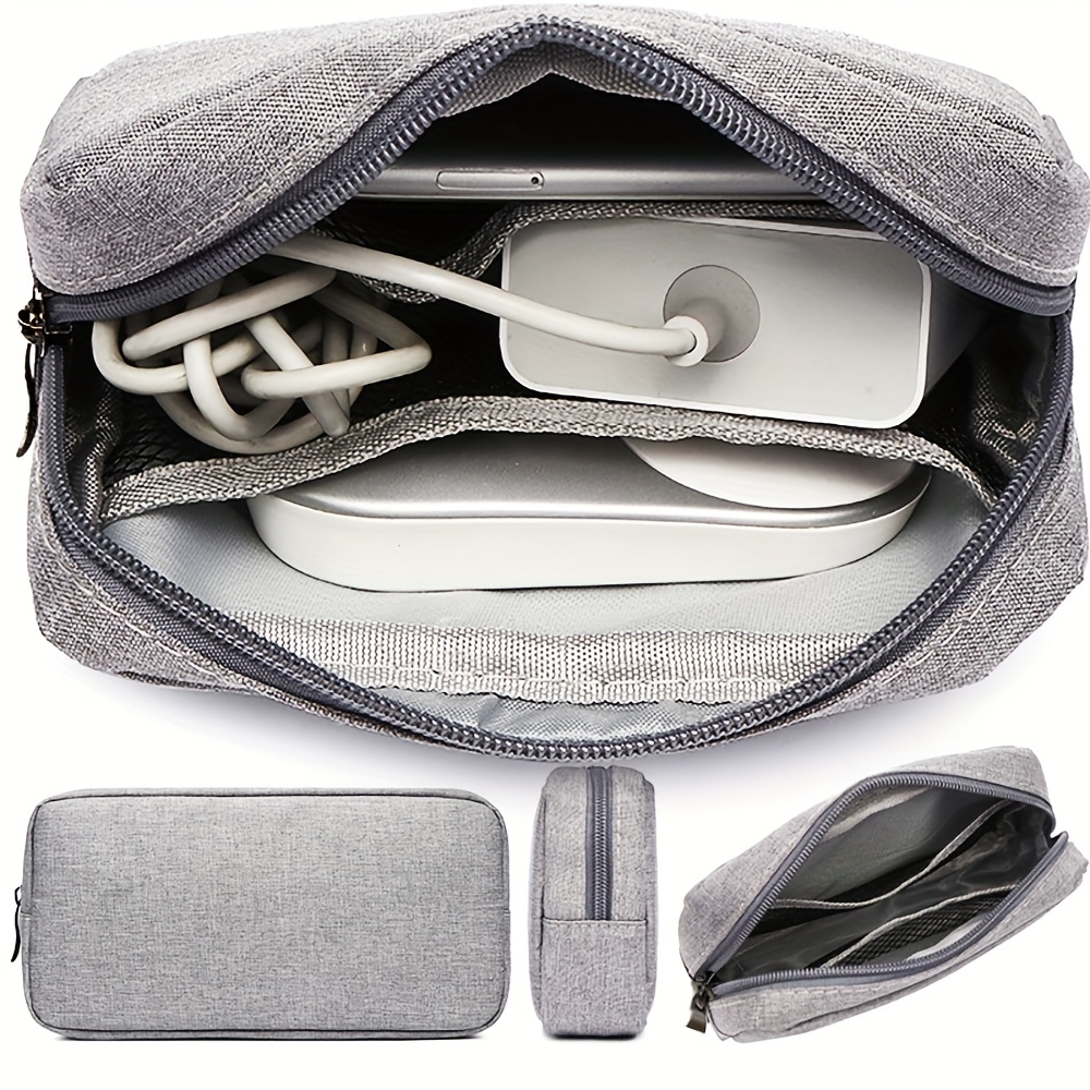 Electronics Gadgets Bag - กระเป๋าเก็บของอุปกรณ์จัดระเบียบสายไฟกระเป๋าจัดระเบียบแบตสำรอง SD การ์ดอิเล็กทรอนิกส์ขนาดเล็ก