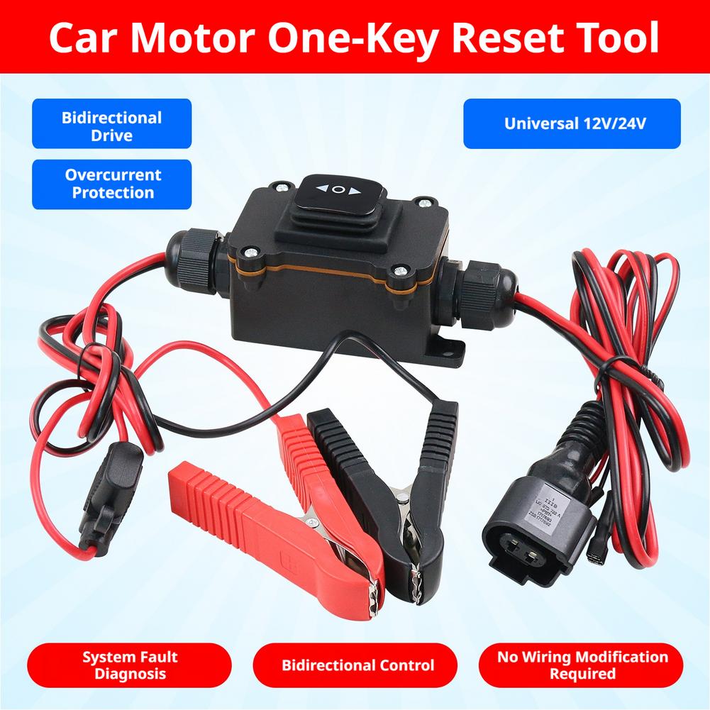 Gadgets For Electronics - เครื่องมือรีเซ็ตและปลดล็อกมอเตอร์คาลิปเปอร์ EPB แบบสากล 12V, อุปกรณ์ทดสอบและซ่อมเบรกจอดรถอิเล็กทรอนิกส์สำหรับบริการยานยนต์