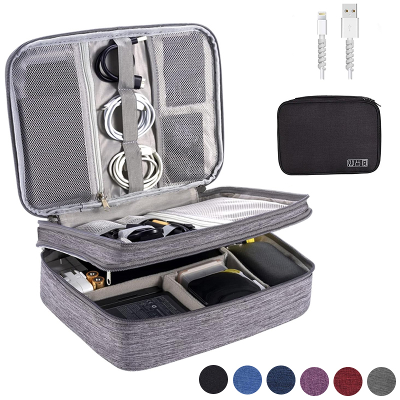 กระเป๋าเก็บดิจิตอลแบบพกพา USB  - Electronics Gadgets Bag บทวิจารณ์และราคา