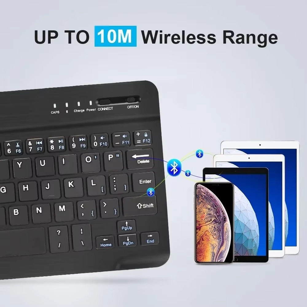 บลูทูธ 5.0 คีย์บอร์ดไร้สาย 200 - Wireless Keyboard Mini บทวิจารณ์และราคา