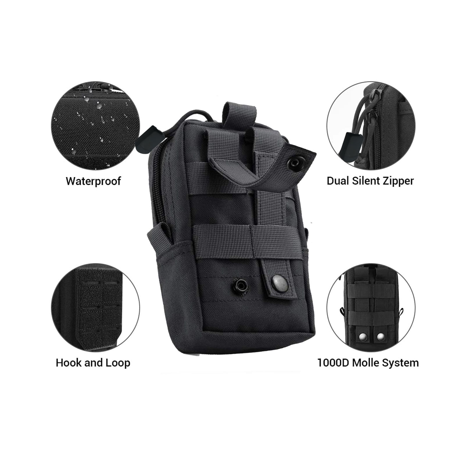 ยุทธวิธีMolleกระเป๋าเอวกระเป๋า - Gadgets For Electronics บทวิจารณ์และราคา