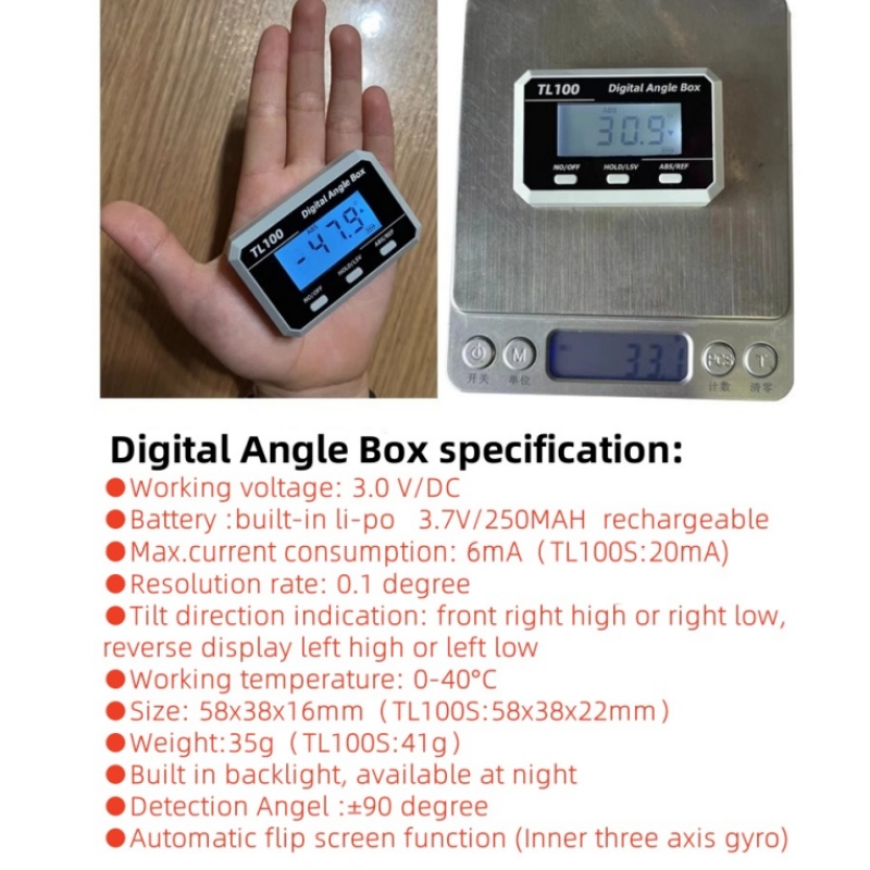 เครื่องวัดมุมในแนวนอนเครื่องวั - Gadgets For Electronics บทวิจารณ์และราคา